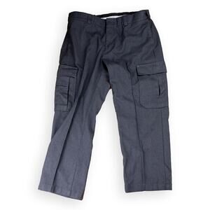 Heavyweight Charcoal Gray Work Pants Work Utility Mens 40 pockets